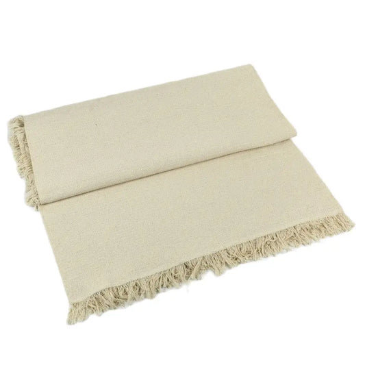Almeritex 2000 Multipurpose Sofa Bedspread, Foulard Blanket, Plaid for Bed, Sofa Cover Bed Cover Beige