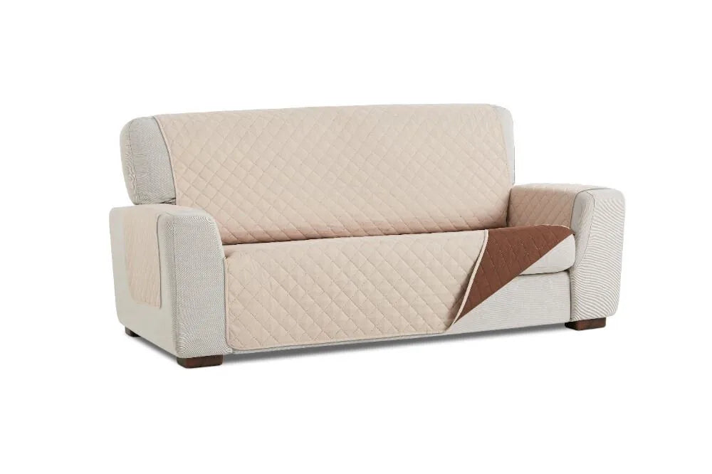 Belmarti 3-seater sofa cover - high quality sofa cover to protect and personalize your sofa - reversible and padded